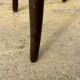 Tabouret de bar vintage en bois & cannage
