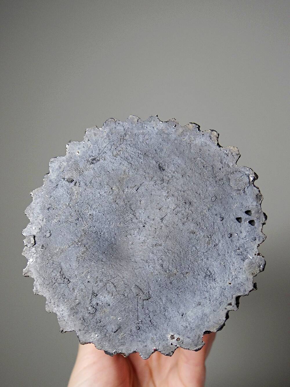 Haut soliflore décoratif céramique raku stalagmite artisanal vintage