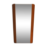 Scandinavian mirror from the 60's with teak edge 79x35cm