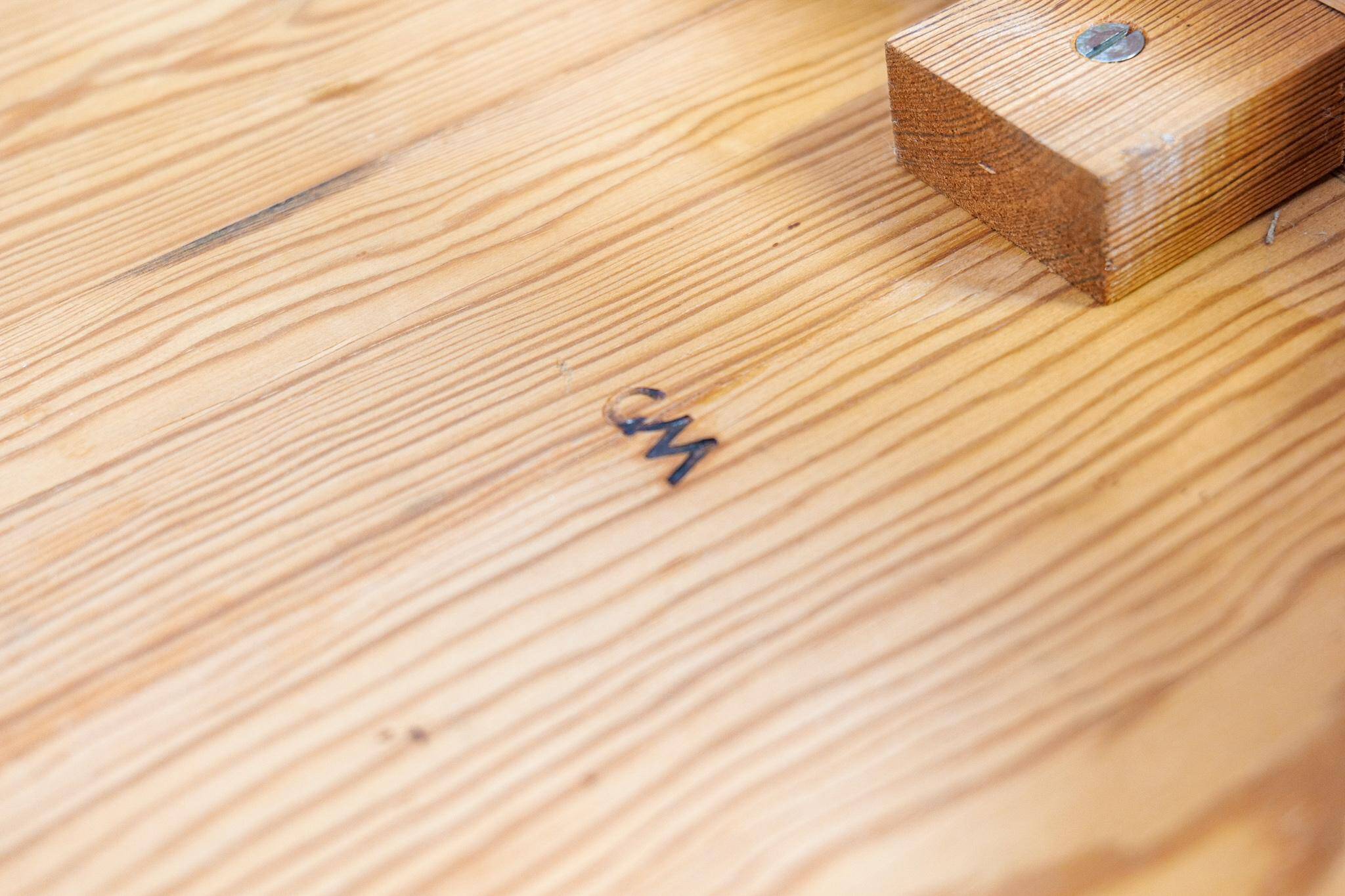 Mid-century pine coffee table by Carl Malmsten, Sweden, 1940s.