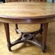 Oval centre table in solid mahogany from the Directoire, Empire period.