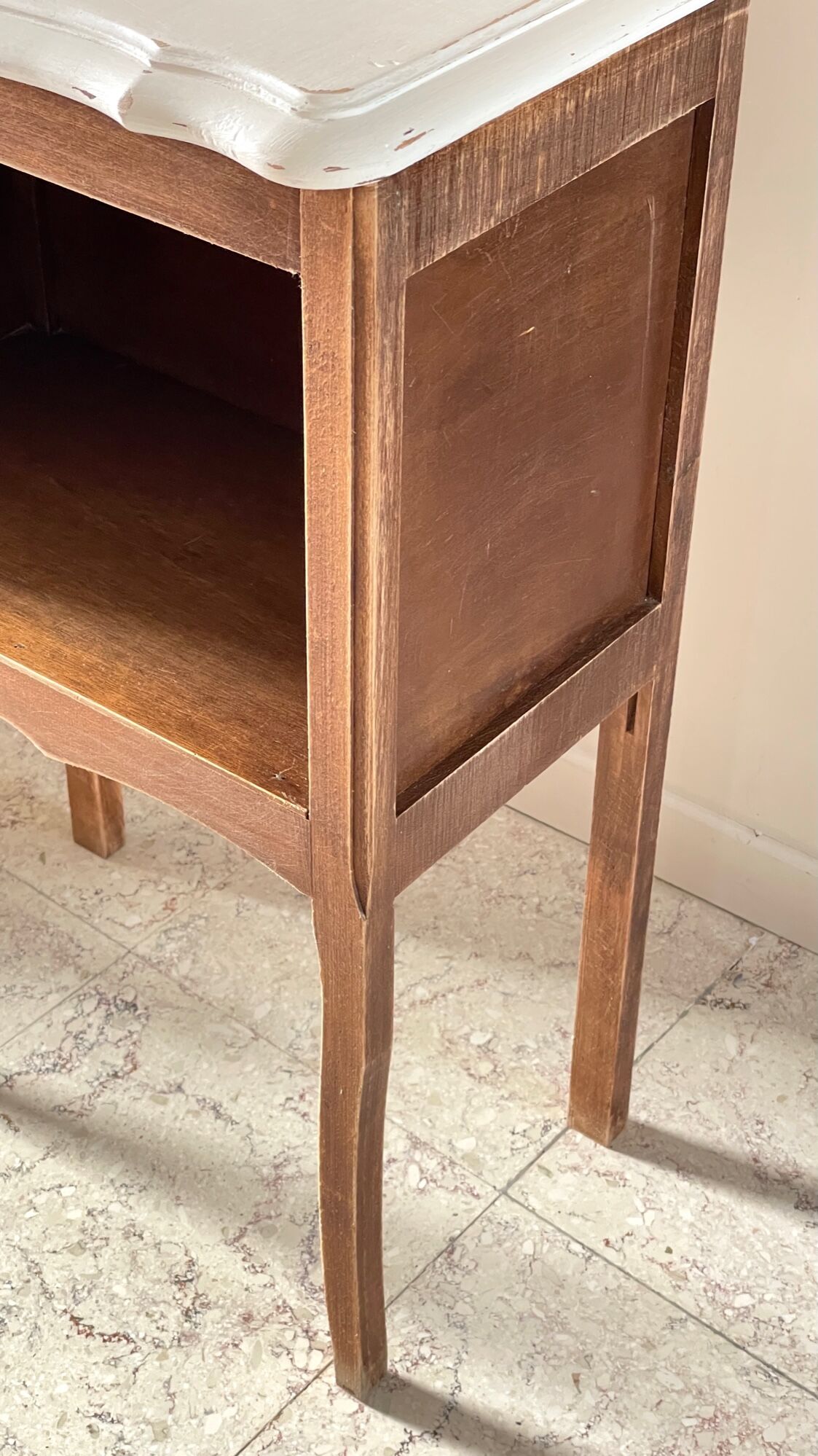 Vintage Wooden Bedside Table