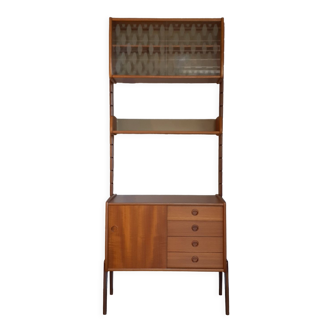 Teak shelves Ergo model, vintage scandinavian 1960s