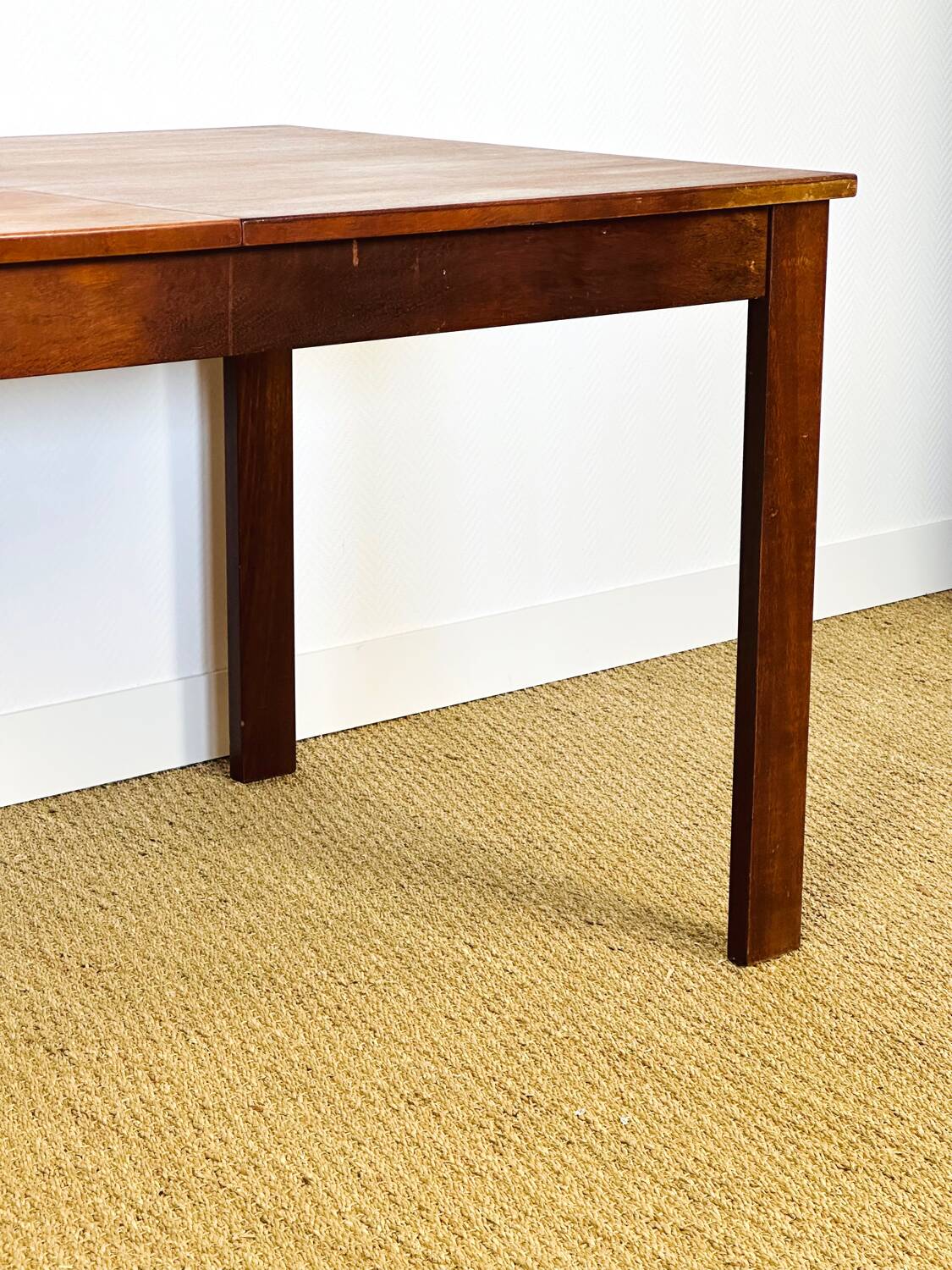 Scandinavian dining table in teak