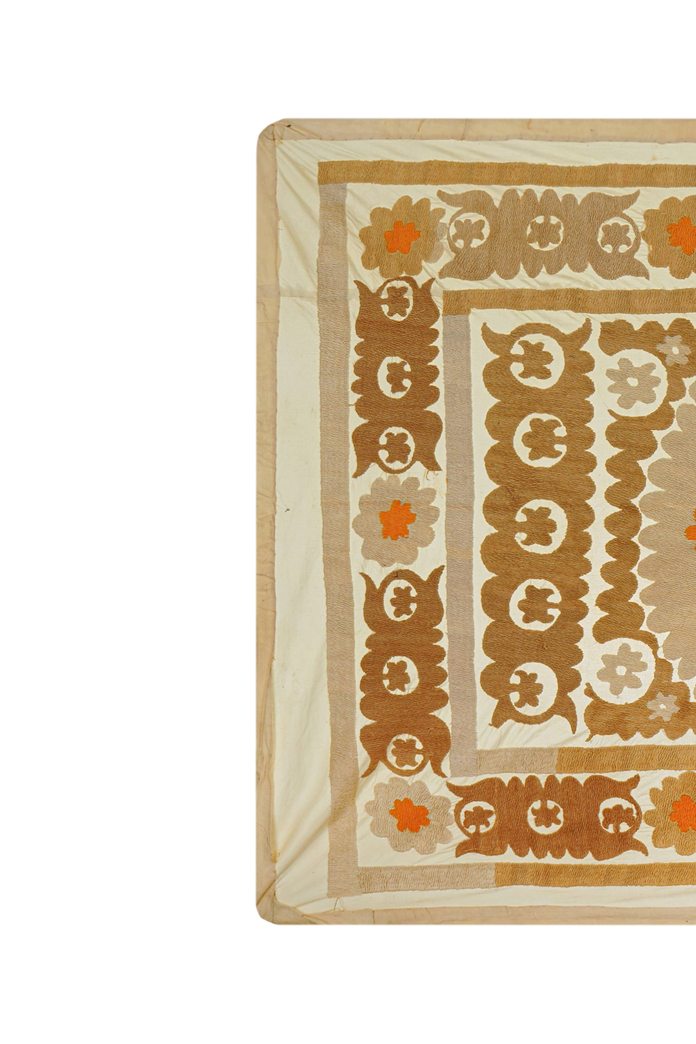 Hand-knotted rug, vintage Turkish rug 103x140 cm