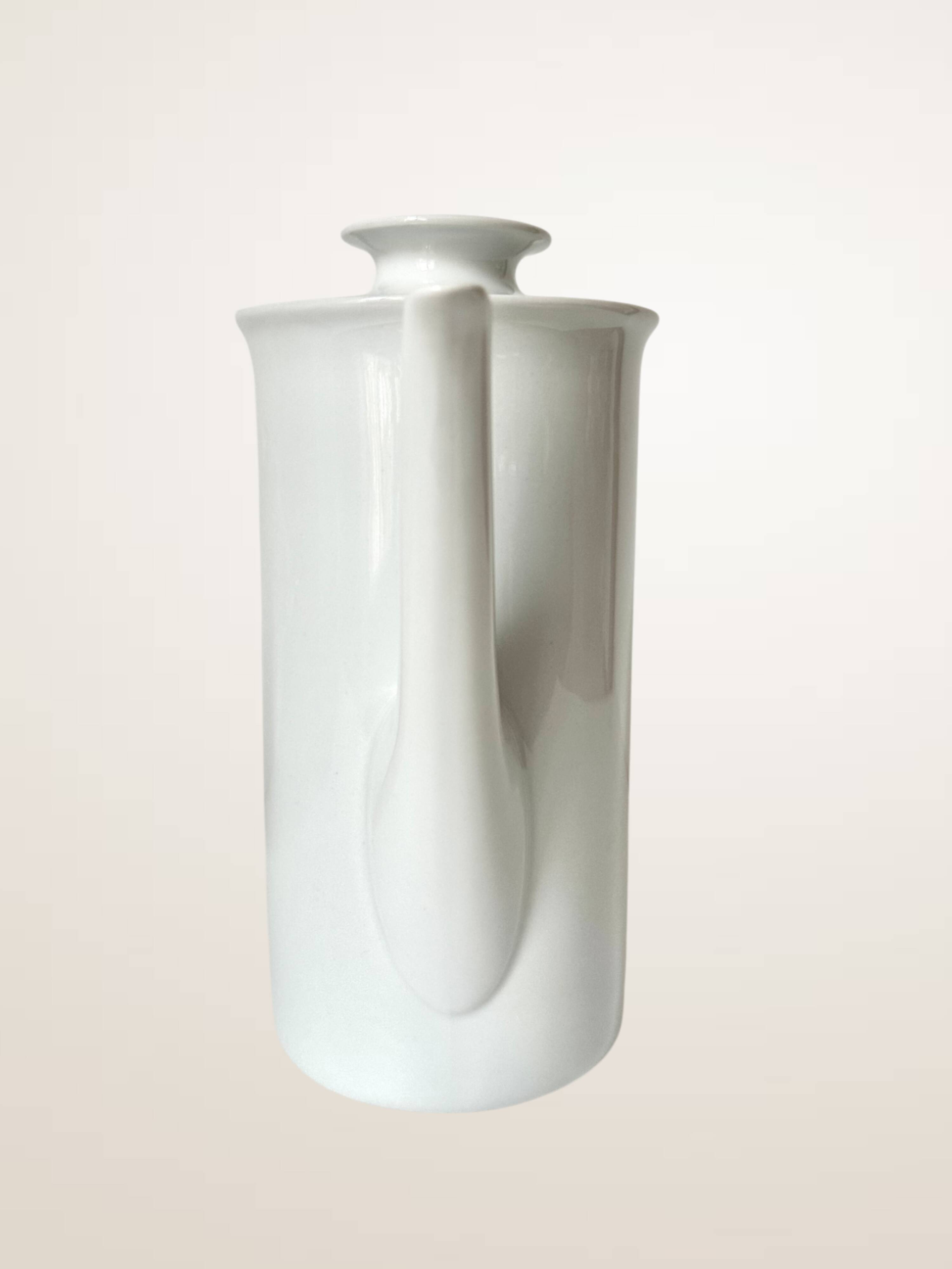 White porcelain coffee pot Rosenthal