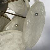 Kalmar Ice glass chandelier from Austria