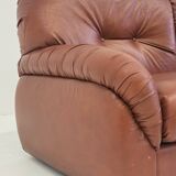 Vintage design sofa from Poltrona in imitation leather