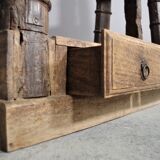 Ancient Indian library made of teak wood