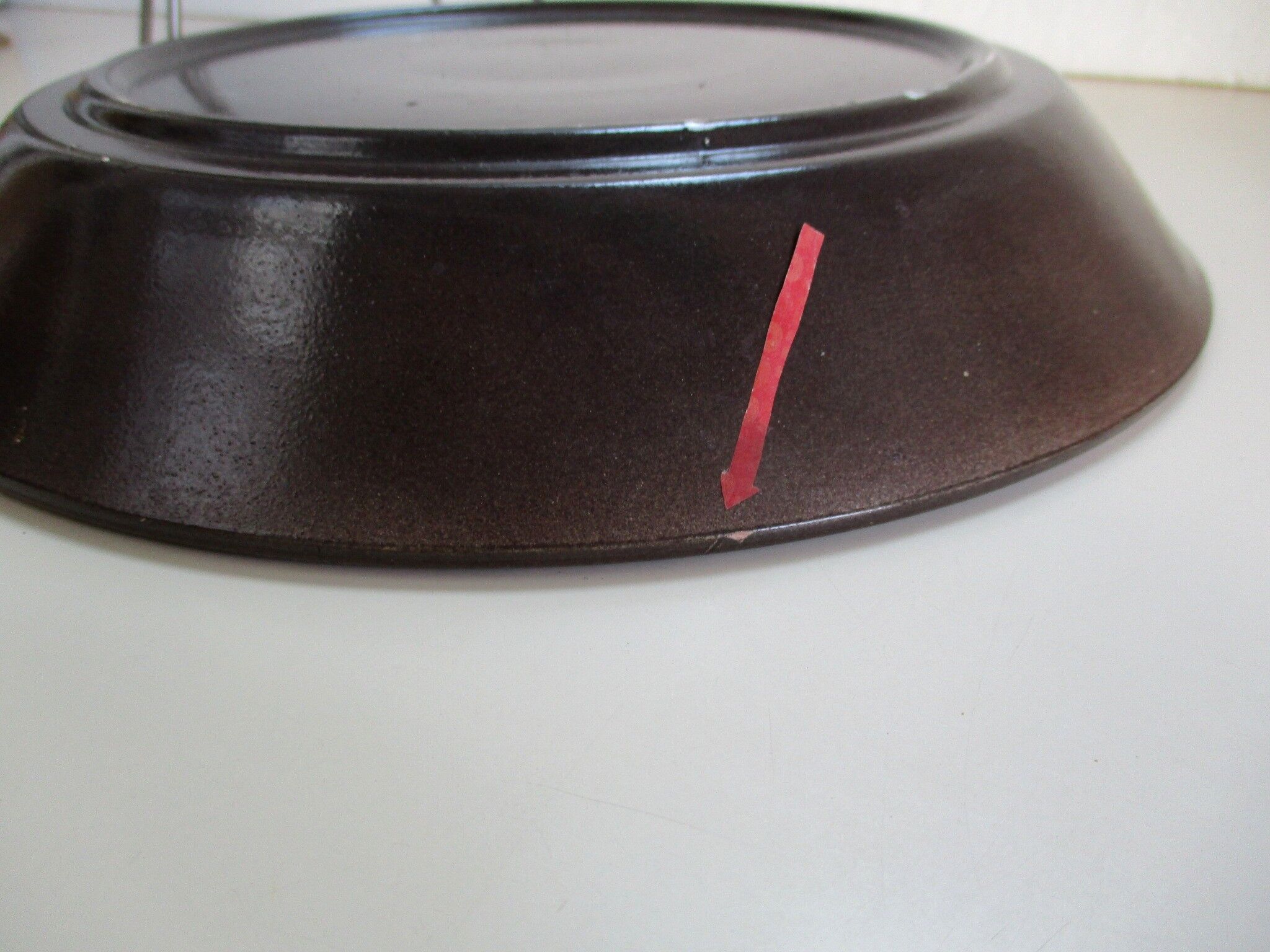 Plat creux en grès de Niderviller