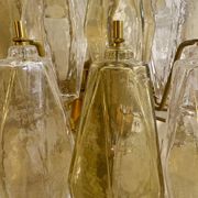 Pair of Murano Glass "Poliedri" Wall Sconces by Carlo Scarpa for Venini, 19