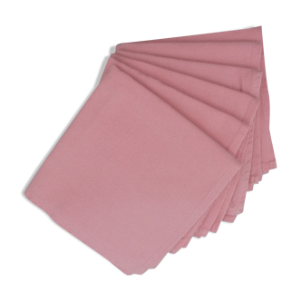 Six serviettes de table vintage