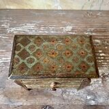 Venetian-style jewelry chest, Florentine wooden