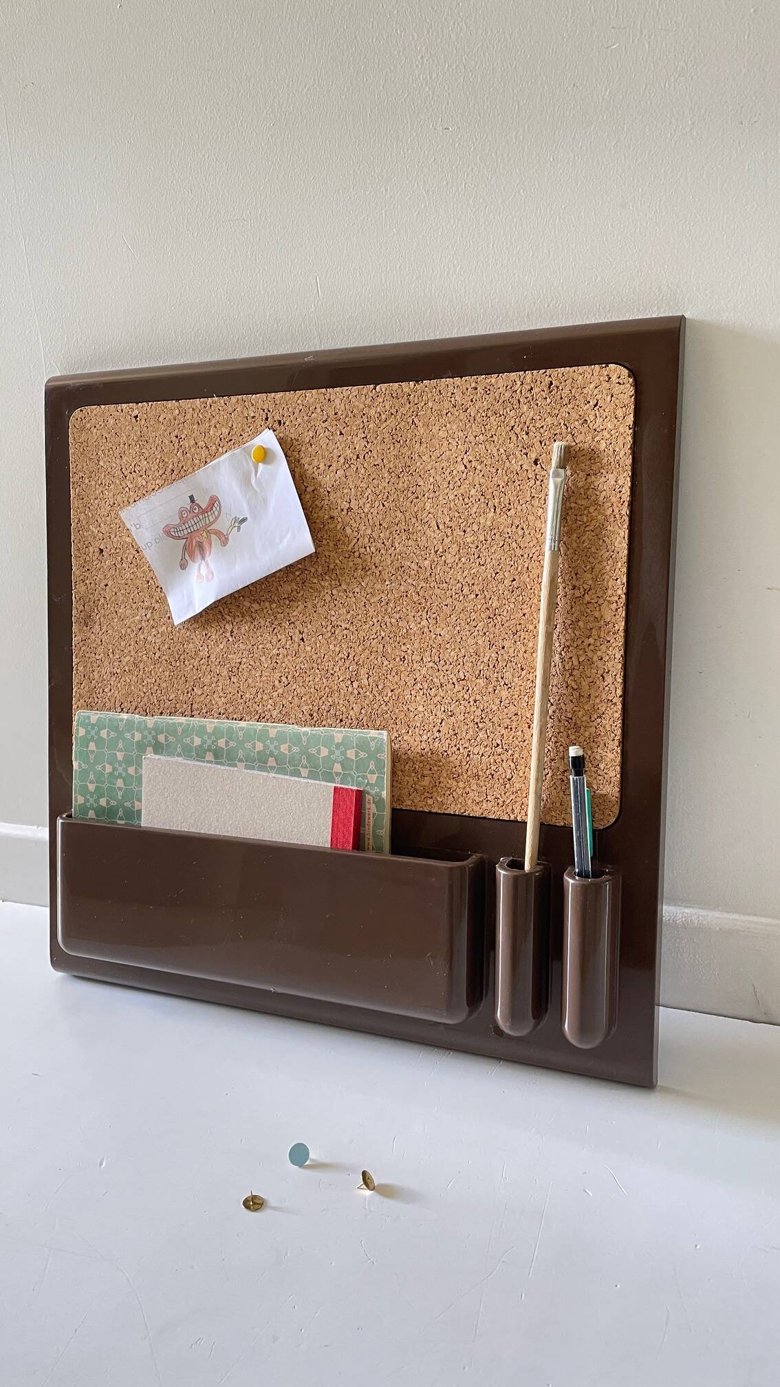 70s design wall desk organizer