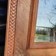 Beveled door mirror "in its juice" XIXth