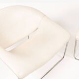 Cubique model armchairs, designed by Olivier Mourgue, vintage Airborne edition