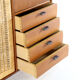 Sebastian Muggenthaler wardrobe - teak & Wicker - rare mid century design