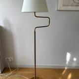 articulated brass floor lamp - Sweden 50s/60s