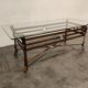 Mid century faux leather coffee table, 1960s