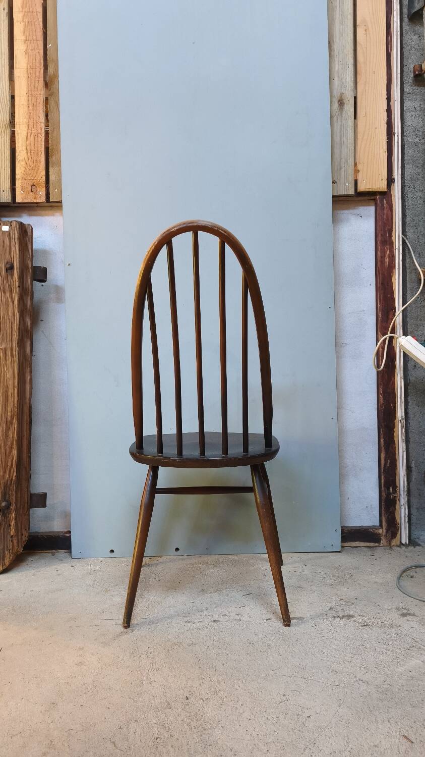 4 Windsor chairs in Quaker style by Erco, vintage 1960.