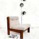 Guilleumas armchair. Upholstered in raw. Spain 70s