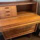 Danish multifunctional secretary (1960s) with desk and dressing table.