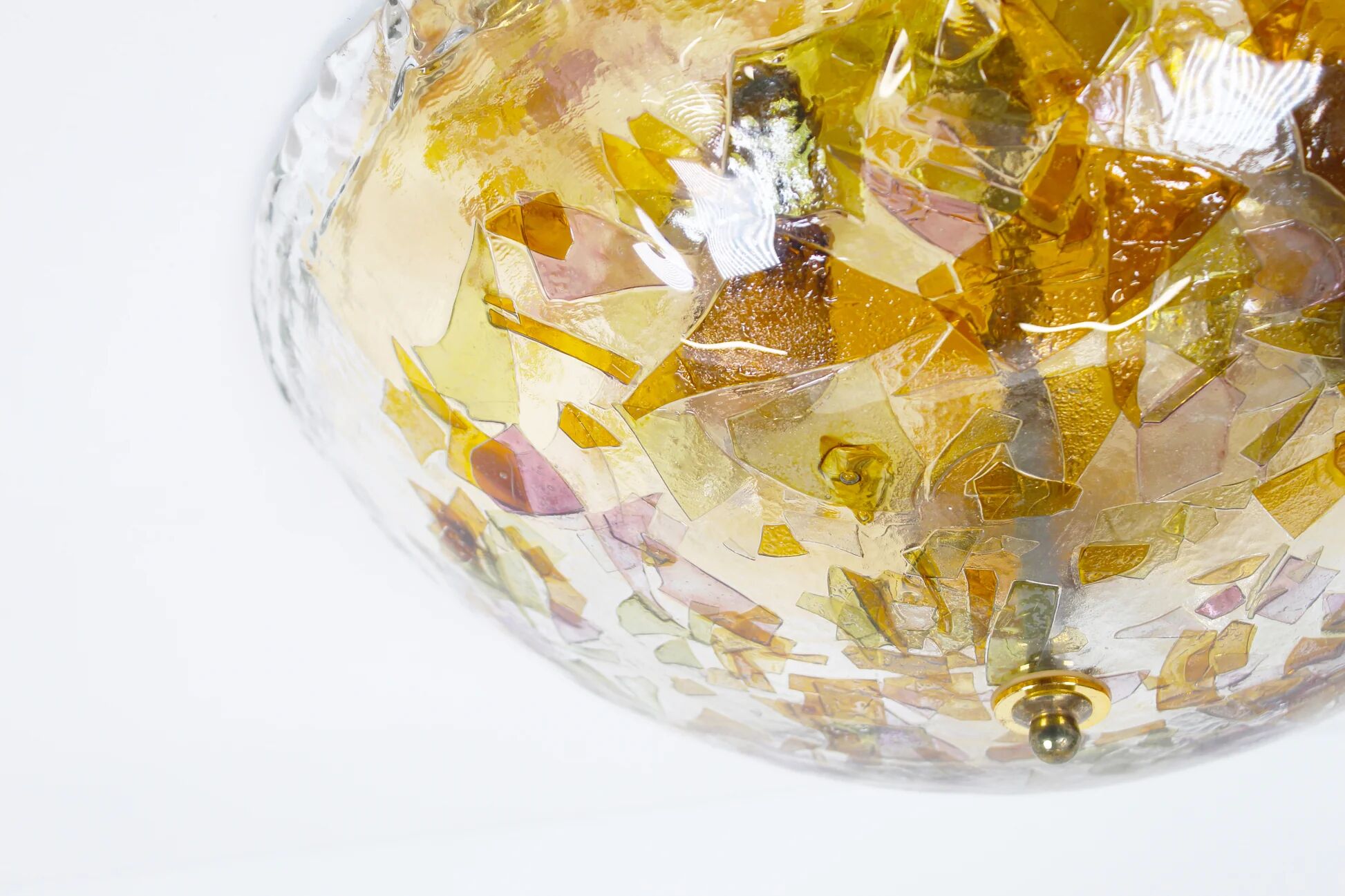 Grand lampadaire en verre de Murano par La Murrina