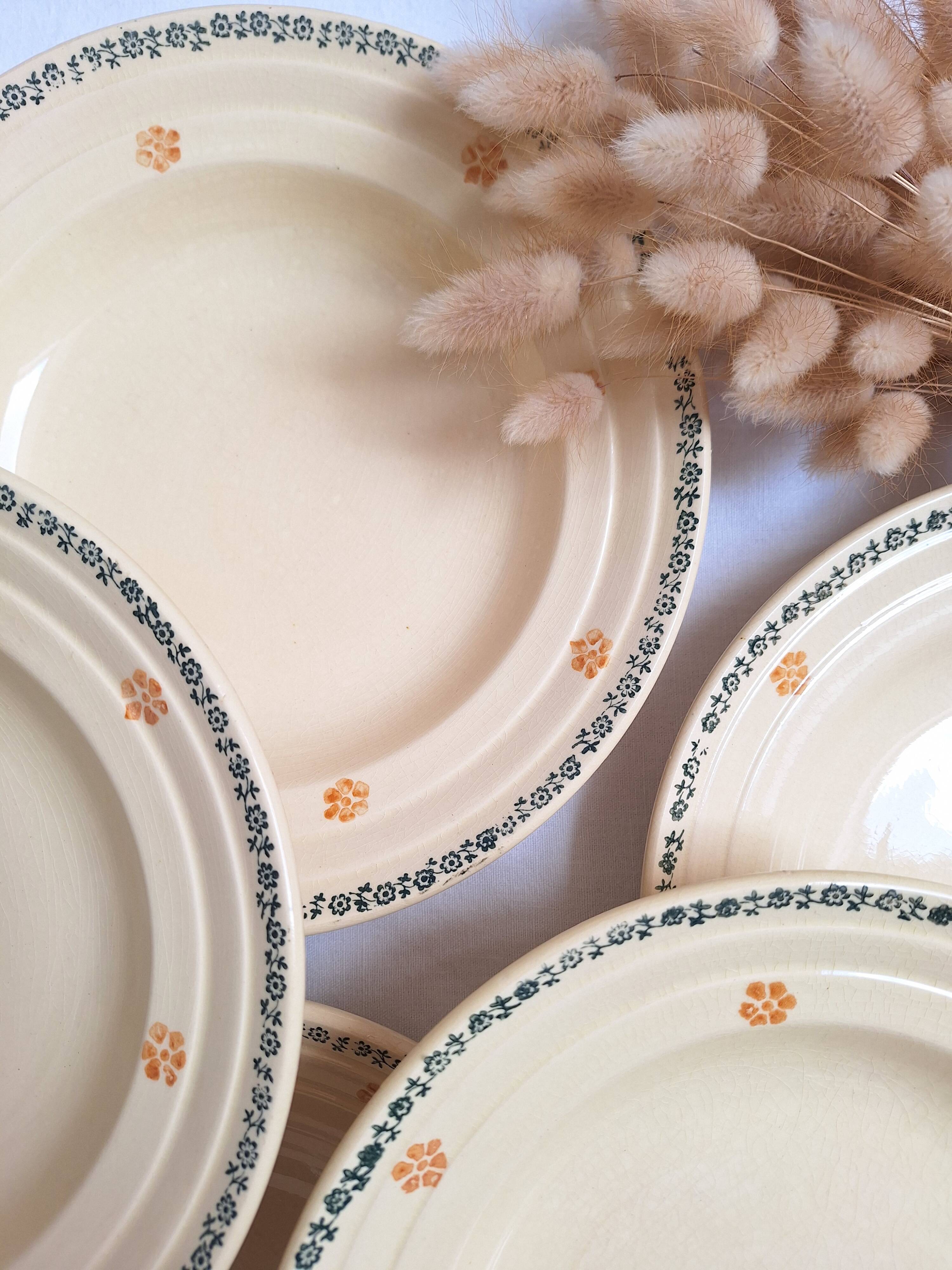 Vintage soup plates