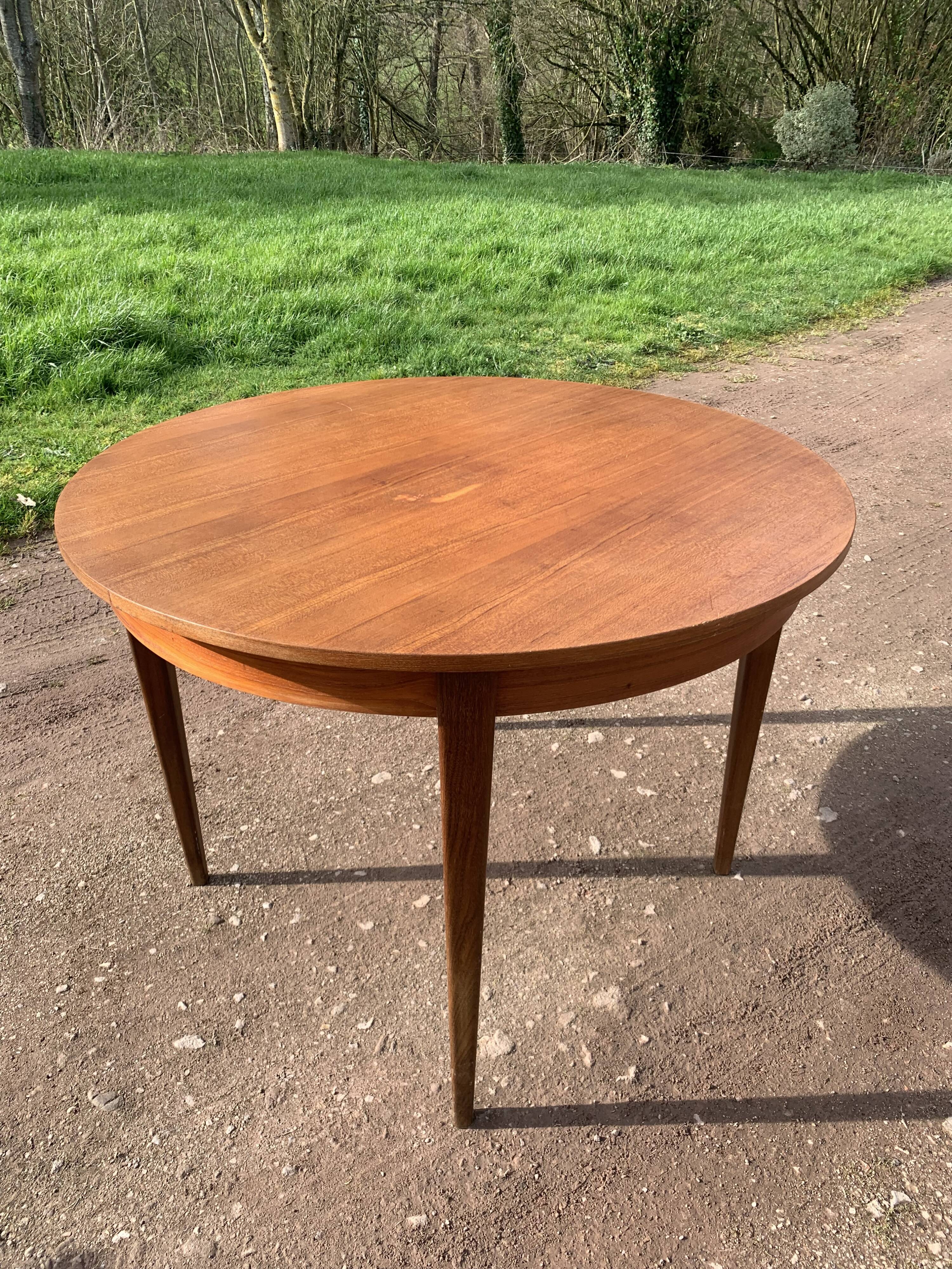 Round vintage table