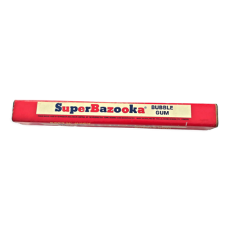 Tirelire ancienne super bazooka objet publicitaire bubble gum