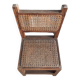 Wooden and cane children's chair