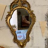Louis XV style gilded mirror
