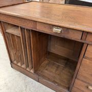 Oak shop counter from the early 20th century.