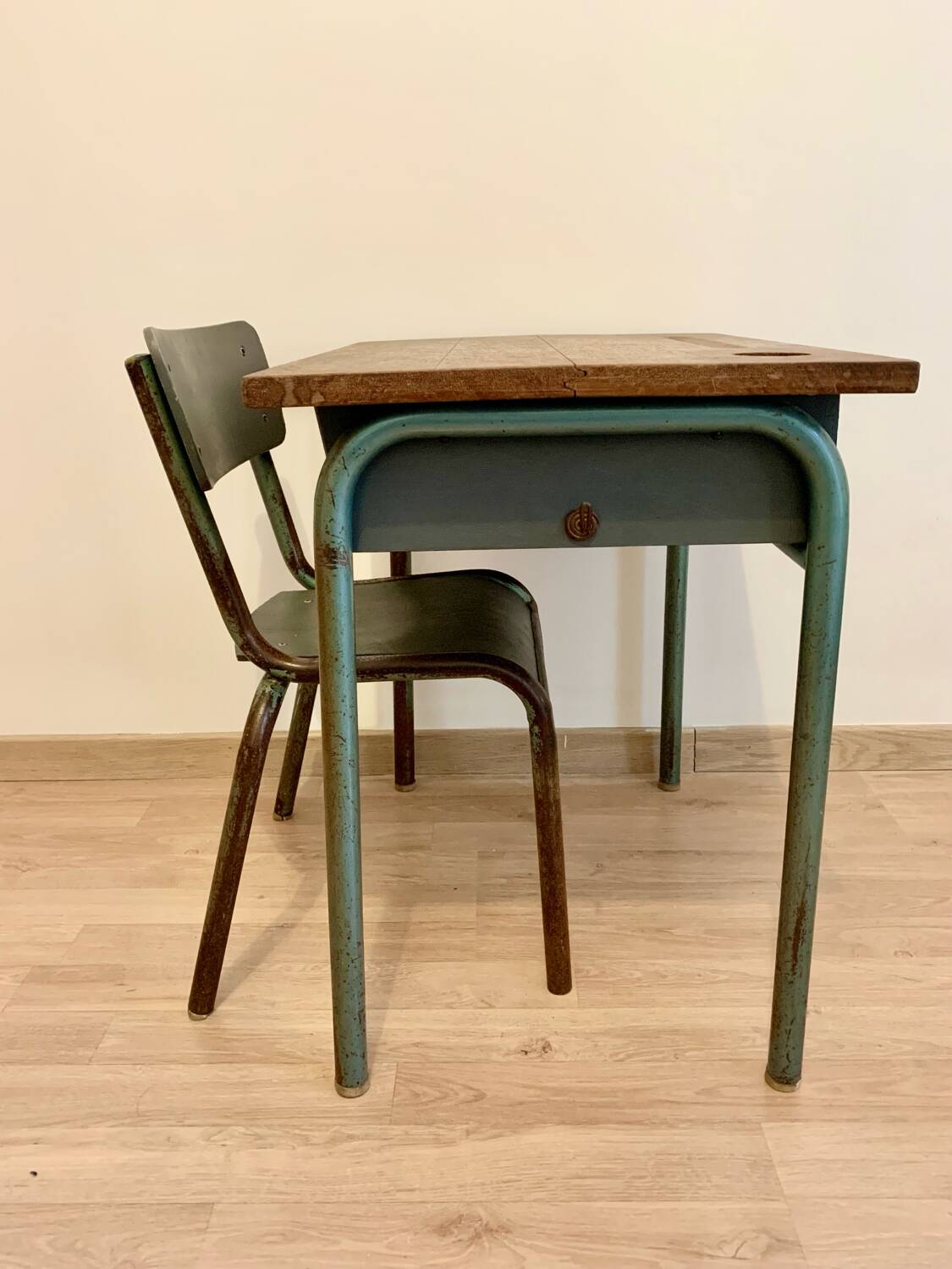Vintage school desk