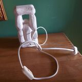 Albert Tormos carved stone lamp