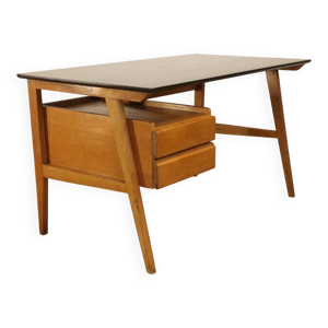 Bureau vintage en chêne,