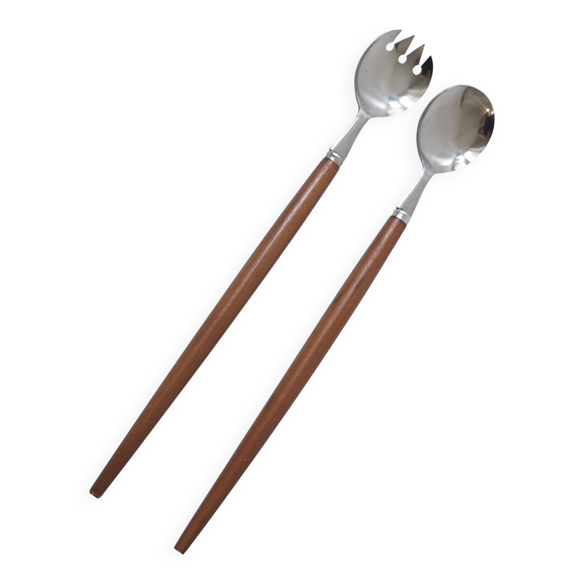 Vintage 1960s salad servers