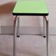 Tabouret en formica vert 60s