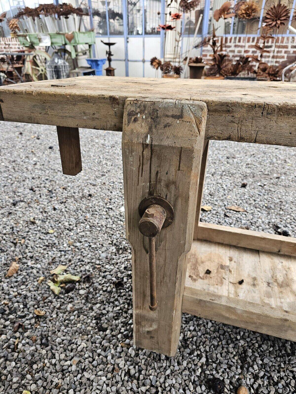 beech cabinetmaker's workbench