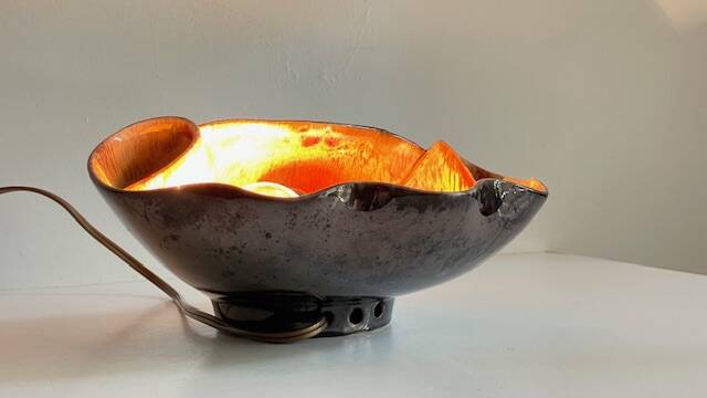 Lampe coquillage vallauris vintage