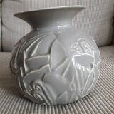 Art-deco vase with floral motif