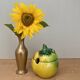 Mustard pot or jam pot in apple slip