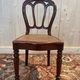 Set of 4 Louis Philippe caned chairs