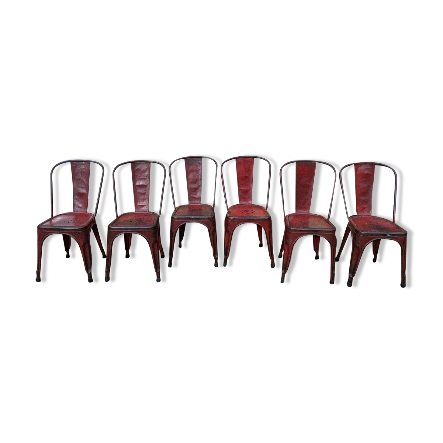 Lot de 6 chaises Tolix modèle A