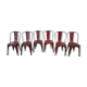 Lot de 6 chaises Tolix modèle A