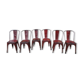 Lot de 6 chaises Tolix modèle A