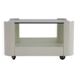 1970s Italian Square Glass Coffee Table