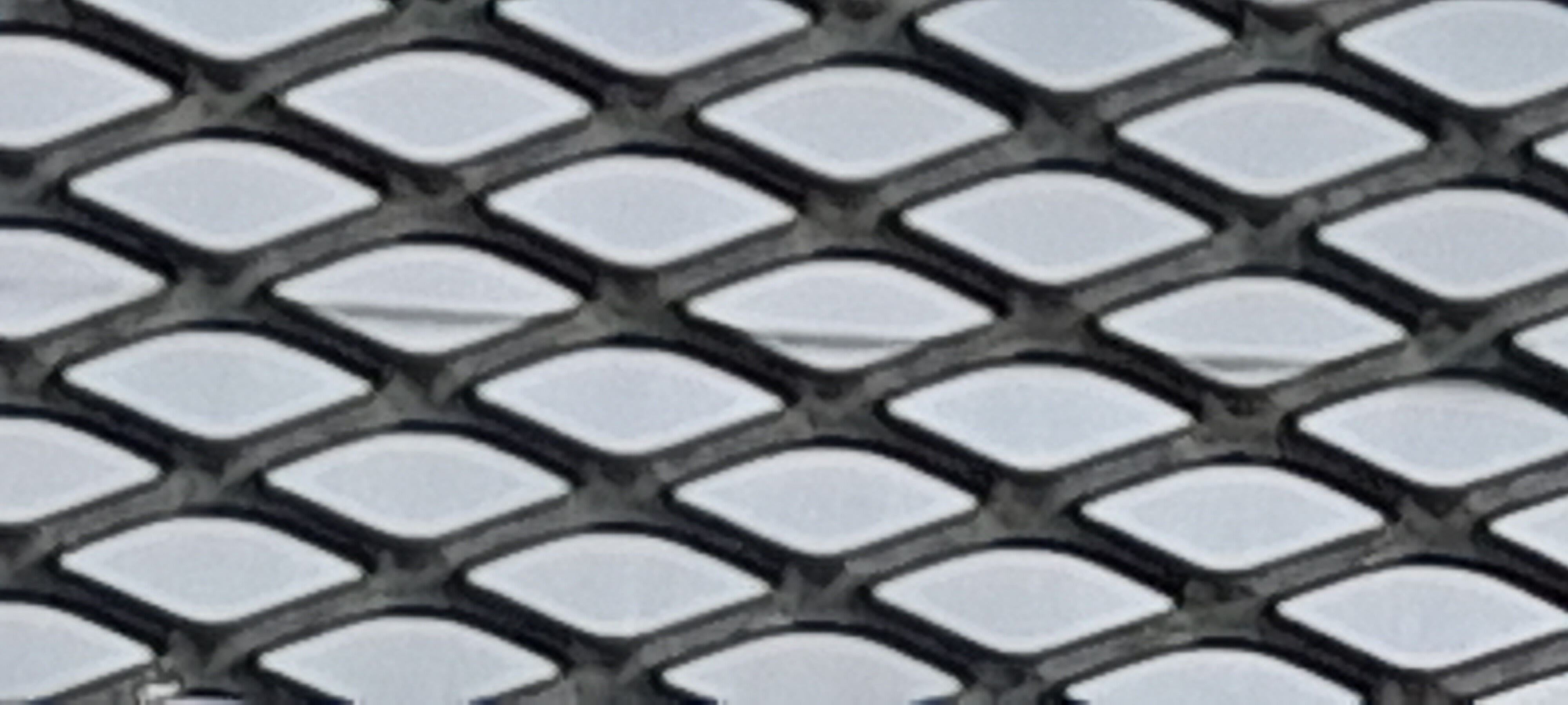 Grey epoxy steel fire screen L 51 cm