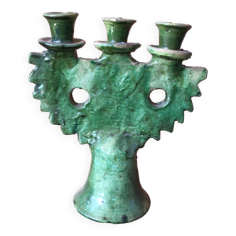 Tamegroute pottery candle holder