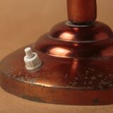Desk lamp mushroom copper metal art deco 1930 1940